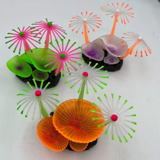 Soft Silicone Artificial Corals Simulation Aquarium Fish Landscaping M6Q7