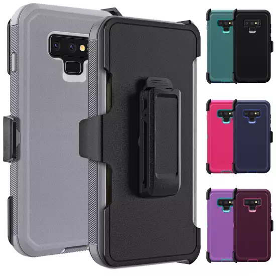 For Samsung Galaxy Note 9 Heavy Duty Shockproof Phone Case Cover / Belt Clip