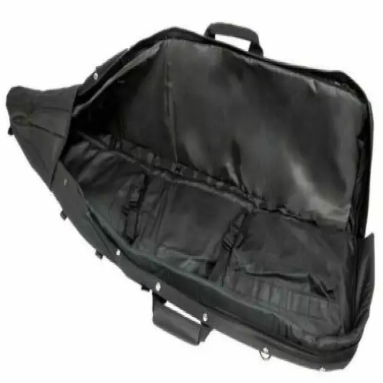 VISM Double Rifle Drag Bag 45" Rifle Range Case Shooting Hunting Tactical BLACK