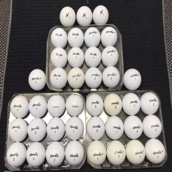 41 Golf Balls - Noodle Easy Distance/Distance - AAAAA Used