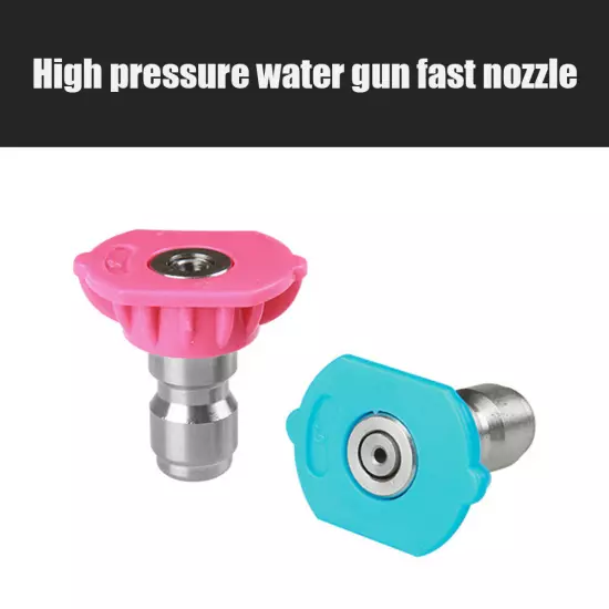 Second Story Pressure Washer Nozzle Tips 1/4 inch Quick Connect 4000PSI 2 Pack