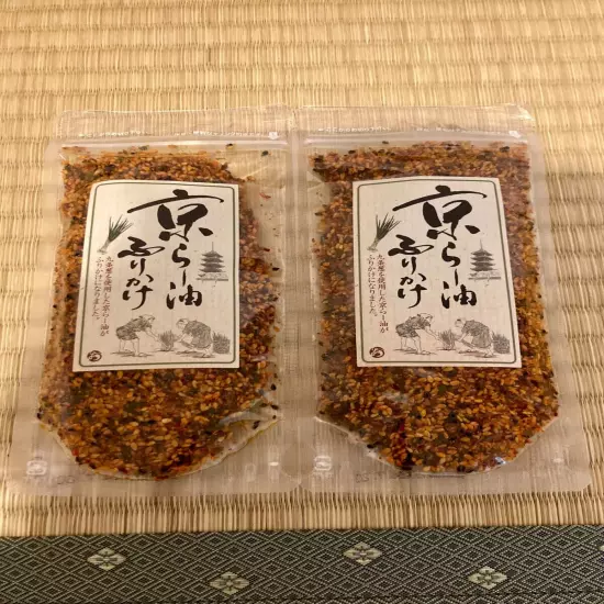 KYOTO FURIKAKE RA-YU RAYU SPRINKLE SEASONING CHILLI OIL 80g SET MAIKO JAPAN