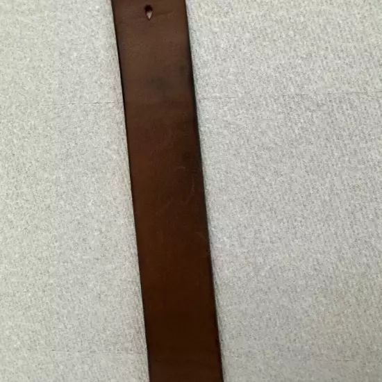 Hollows Leather Rail Belt, Natural Chromexcel, 37.5" to Middle Hole