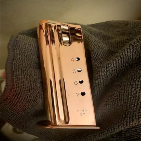 NEW RARE MRI Factory OEM 18k Rose GOLD Desert Eagle 41 + 44mag 8rd Magazine TiN