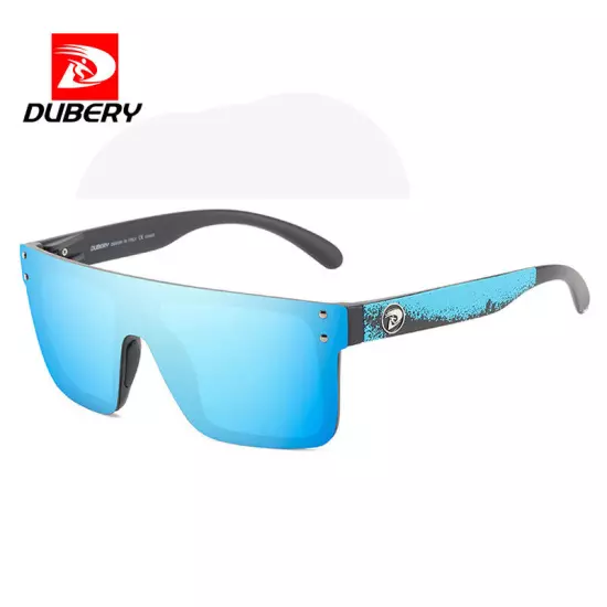 DUBERY Square Polarized Sport Sunglasses Men Women Fishing Driving Glasses UV400