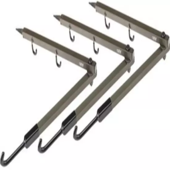 Folding Bow Hanger (Pack of 3) 14.5 x 6 x 1 inches