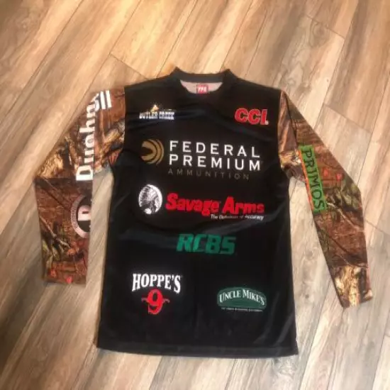 FPS Ammunition Hunting Cammo Jersey Shirt Men’s Xl Tons Of Logos