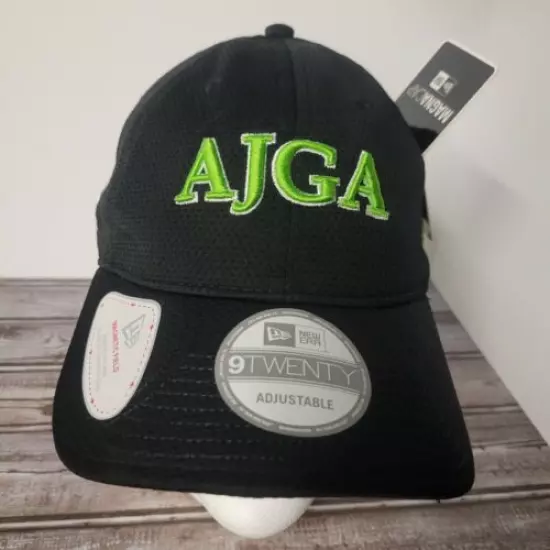 9twenty New Era AJGA Hat Magna Cap IZOD Black/Green NWT Magnetic Bill NWT