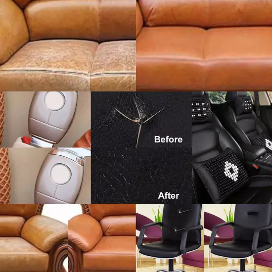 Self-Adhesive Leather-Repair-Patch Leather Refinisher-Cuttable Sofa Repair-Patch