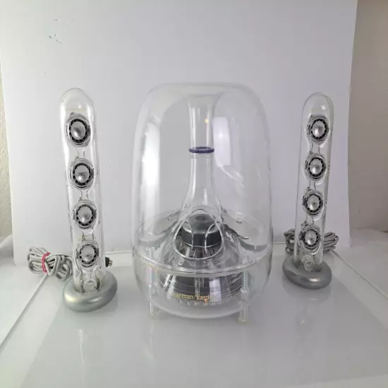 Harman Kardon Sound Sticks II Subwoofer/Speakers Wired Multimedia Sound System