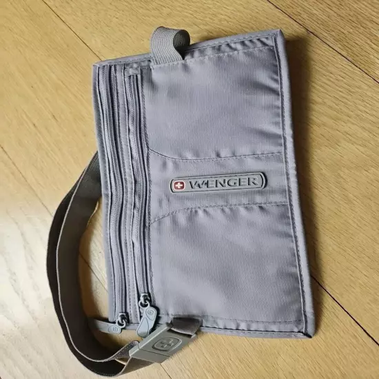 Wenger Swiss Army Double Pocket Money Belt Tourist Travel Waist Pouch