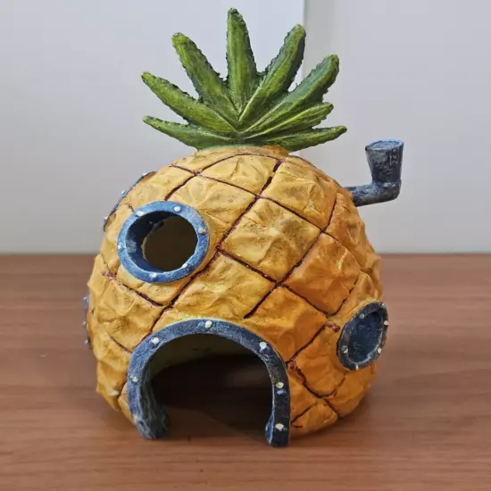 Aquarium Ornament SpongeBob SquarePants Small Pineapple House Fish Tank Decor