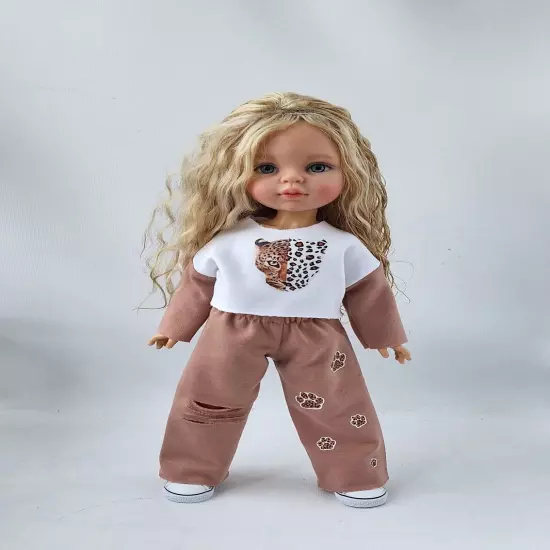 Sport outfit for doll Paola Reina, Clothes for doll, Sweatshirt sweatpants