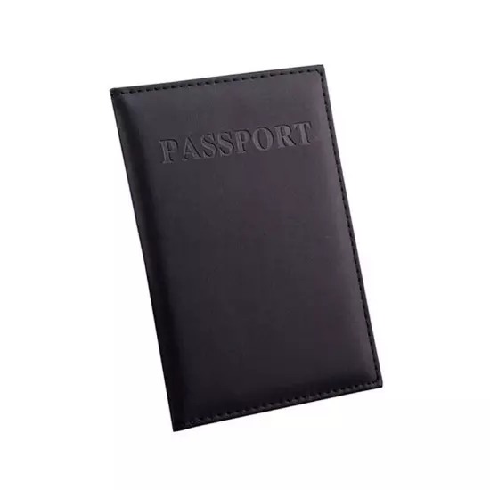 PU Leather Passport Cover Case Travel ID Card Ticket Passport Holder Protector