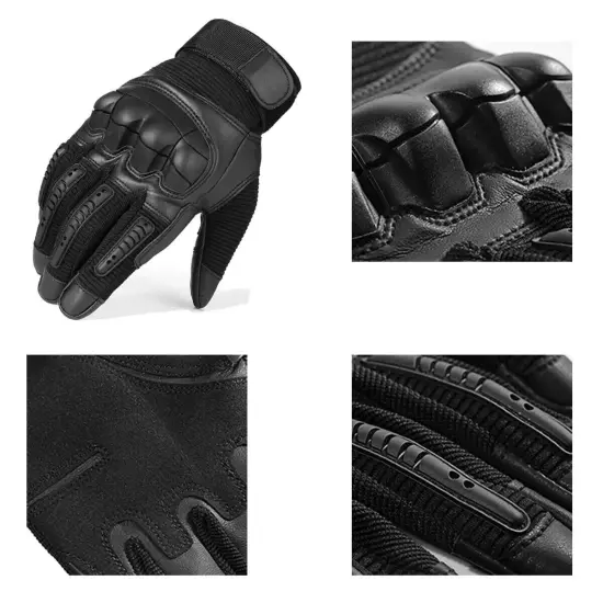 Men Tactical Gloves Motorcycle Touchscreen Airsoft Gloves for Hunting Paintball