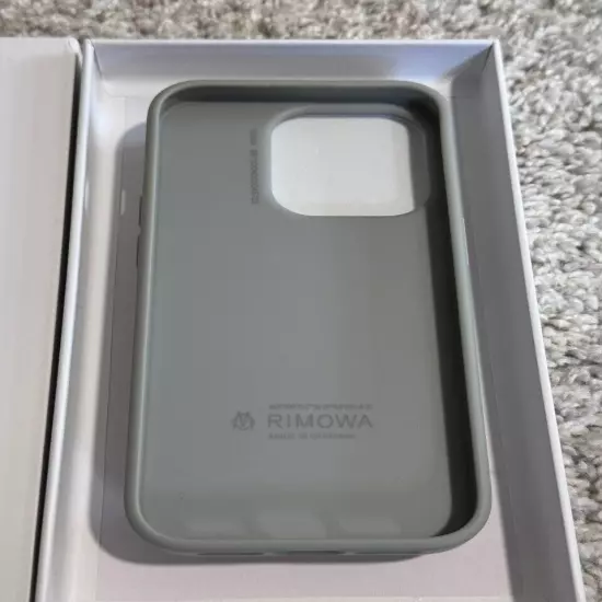 Rimowa Iphone Case Aluminum For 15 Pro Open Box Silver