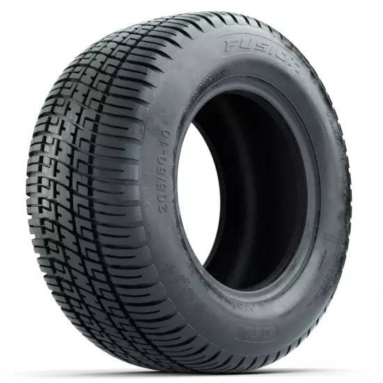 GTW Fusion Street /Turf Golf Cart Tire 205/50-10 | 4-Ply | No Lift Required