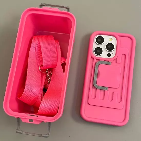 Storage Box Phone Case,Multifunctional Crossbody/Handheld Small Organizer Case