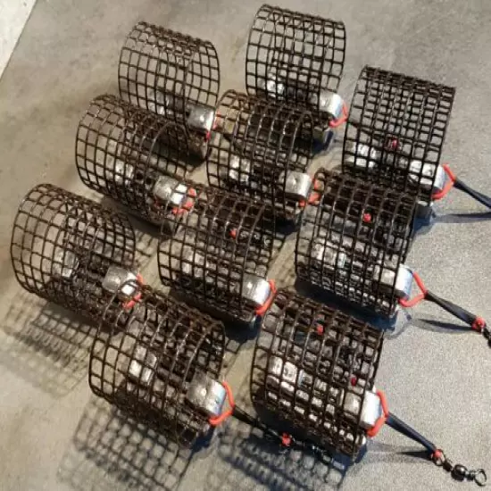 12off Heavy Barbel Std Cage Feeders (4off 3oz + 4off 4oz + 4off 5oz ) 