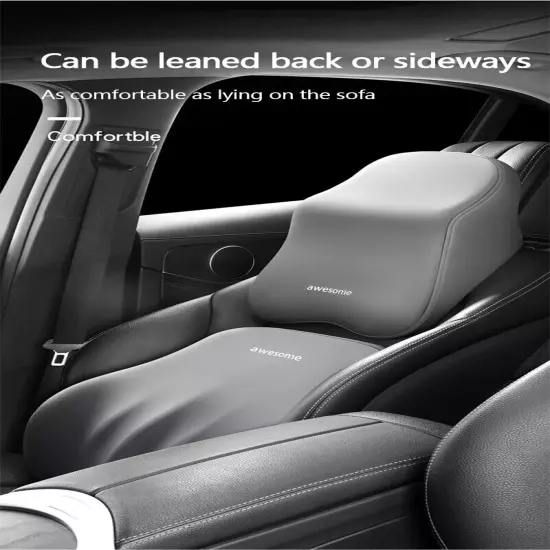 Car Lumbar Back Support Headrest Neck Pillow Memory Foam Neck Pillows Cushion