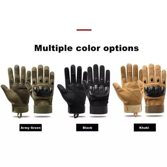 Tactical Gloves Full Finger for Shooting, Sports, & Fitness – Touchscreen