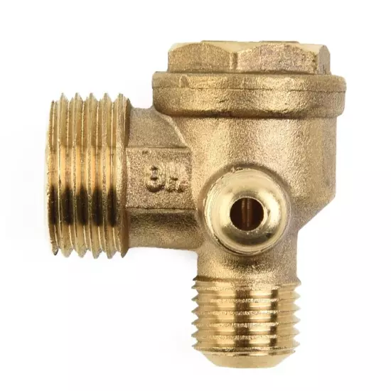 Check Valve Connector Tool Tool Accessories 3 Port Brass Durability Gold