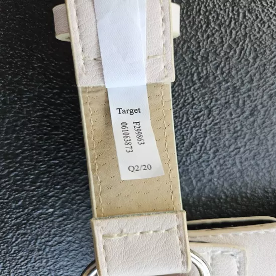 Target Light Grey Pouch Travel Belt Size XS