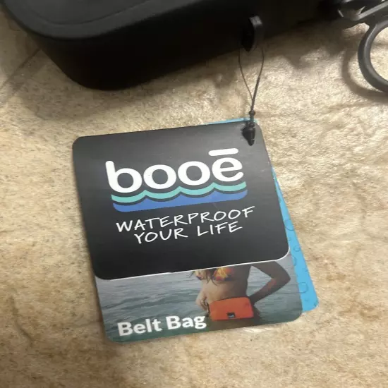 Booe Belt Bag Black Waterproof Outdoors XL *as Shown No Straps Waterpark USAmade