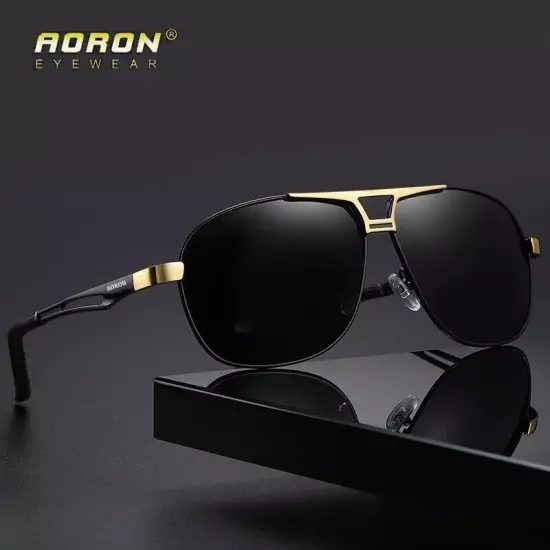 Aluminium HD Polarized Photochromic Sunglasses Men Pilot Eyewear Driving Glasses