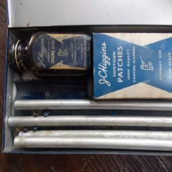 JC Higgins Shotgun Cleaning Kit No 722 sold only by Sears, Roebuck & Co.