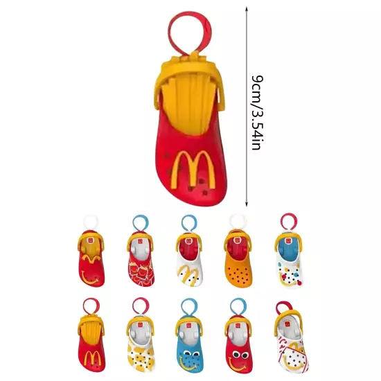 2024 McDonald's Mini Crocs Keychain Happy Meal Toys Completed Set 1 PCS Cute 