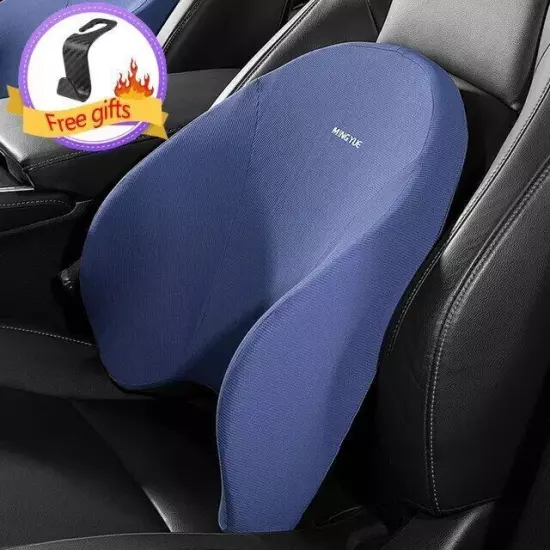 Car Neck Pillow Car Seat Lumbar Headrest Support Waist Neck Pillow Back Support