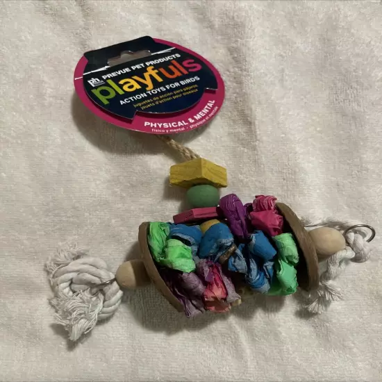 Prevue Pet Playfuls Accordian Crinkle Bird Toy