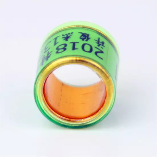 100pcs*D10mm*H10.8mm Golden inner Customized Racing Pigeon leg bands rings