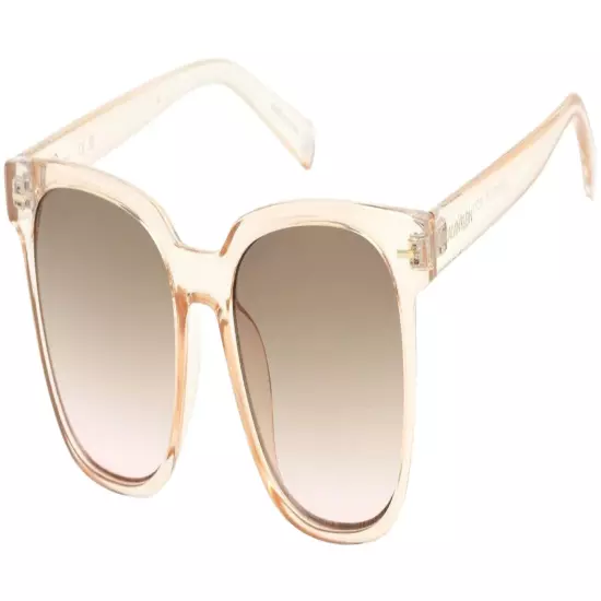 Calvin Klein Women's Squared Transparent Frame Sunglasses - CK20519S