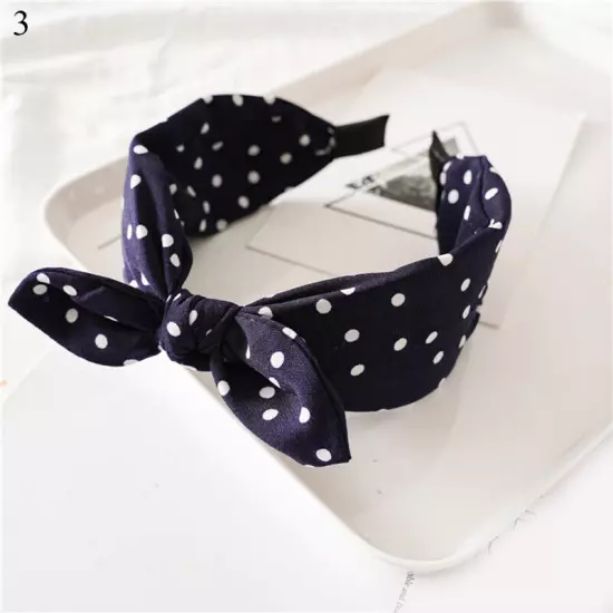 Women Headband Boho Floral Alice Band Fashion Twist Knot Headbands Soft Hairband