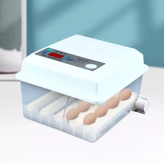 Automatic Incubator 16 Eggs Digital Turner Hatcher Chicken Temperature Control