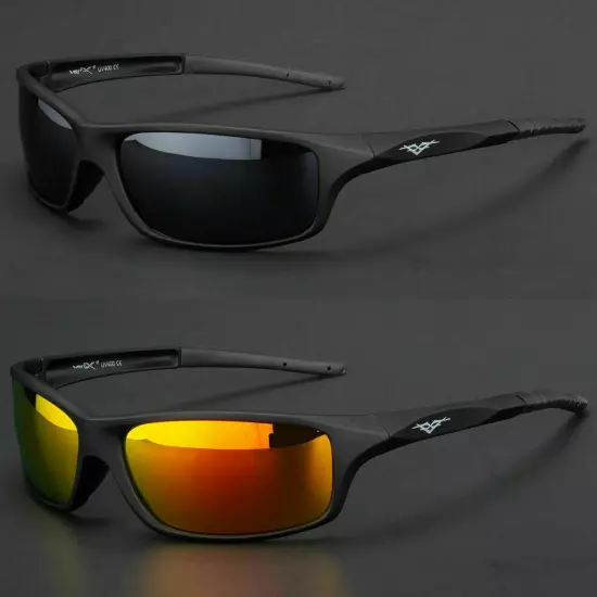 Polarized Sport Sunglasses New Wrap Around FISHING DRIVING GOLFING US