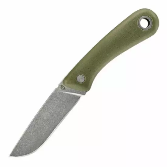 Gerber Fixed Blade Sage Knife. Large lanyard hole attach to carbiner. ONE Knife 