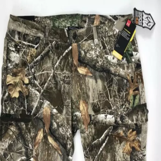 Under Armour Storm Real Tree Mens 42 x 30 Early Season Field Hunting Pants Camo