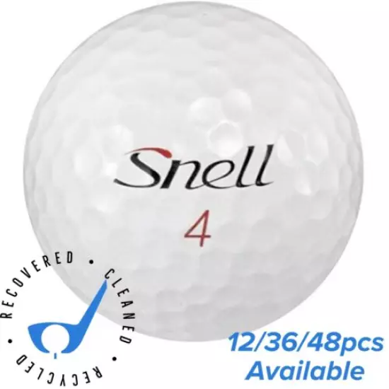 Snell, MTB, Black Assorted Good Quality Used AAA Recycled 3A Golf Balls 12/36/48