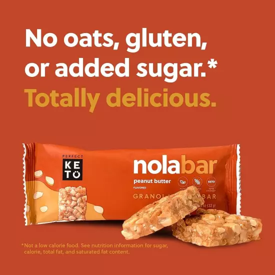 Nola Bars | Gluten-Free Keto Granola Bars with Zero Added Sugar | Enjoy a Che...