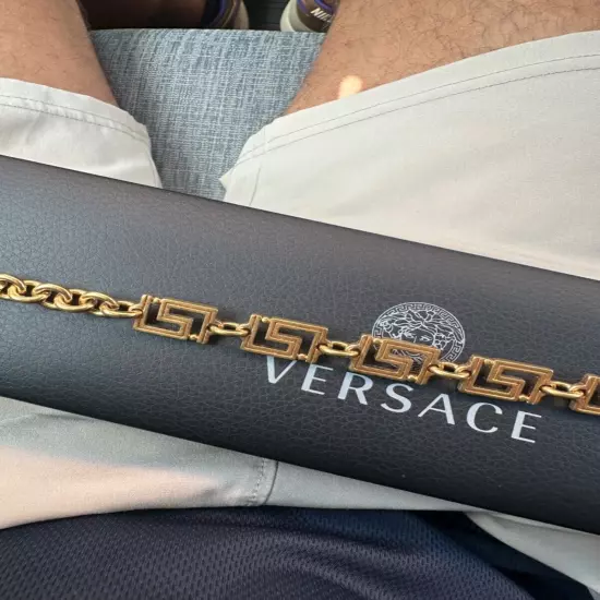 versace chain bracelet one size fits all