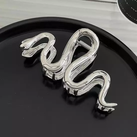 Metal Snake Hair Clip Claw Hair Accessory Snake Shape Shark Clip Fashion H7W3 щх