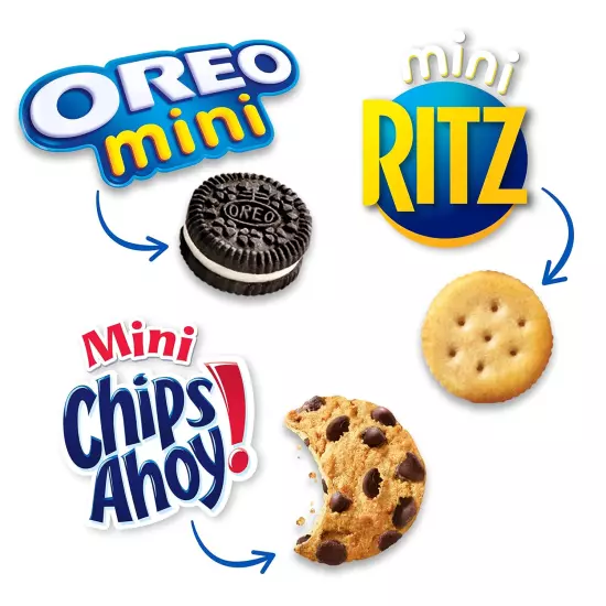 Sweet & Savory Mix Variety Pack, OREO Mini Cookies, CHIPS AHOY! Mini Cookies & R