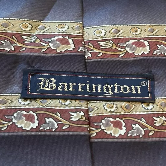 Vintage Barrington 100% Imported Silk Men’s Neck Tie Made In USA