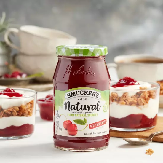 Smucker's Natural Red Tart Cherry Fruit Spread, 17.25 Ounces