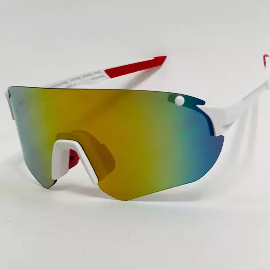 Polarized HD Sport Wrap Men Cycling Golf Ski Sunglasses Fishing Outdoor Glasses