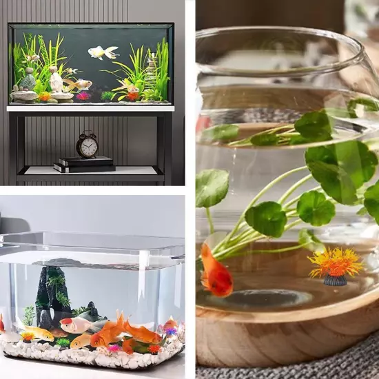 Fish Tank Simulation Water Plant Fish Tank Landscaping Decoration Wat