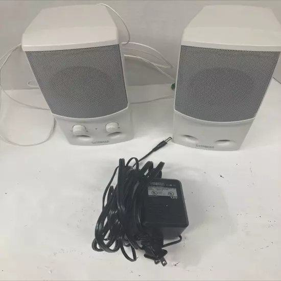 Creative Cambridge SoundWorks SBS52 CPU Multimedia Vintage Computer Speakers